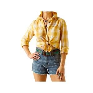 NEW ARIAT billie jean shirt in cactus plaid